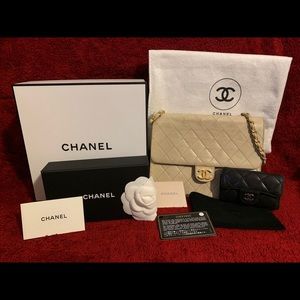 Classic Flap Quilted Lambskin & 6Key Holder Wallet